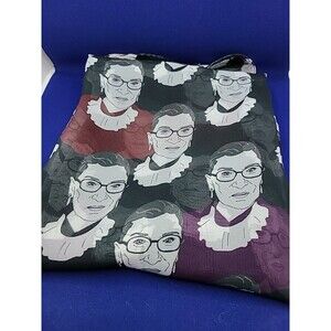 RUTH B Ginsburg Big Scarf New Simi Sheer Full Print